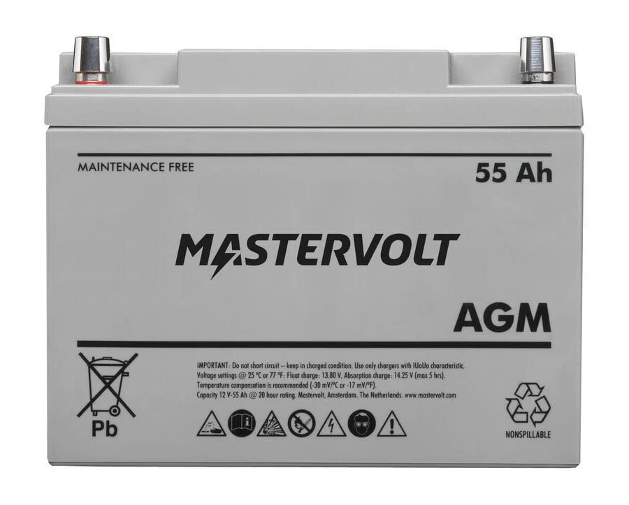Mastervolt Battery AGM 12V 55Ah - Image 2