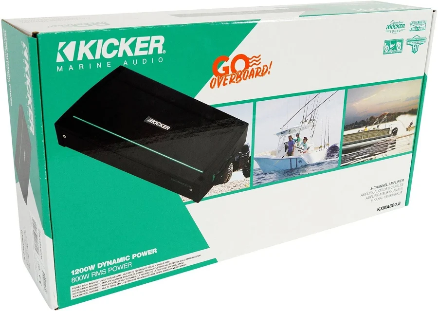 Kicker Class D Full Range 8 Channels Amplifier 800w - Image 2