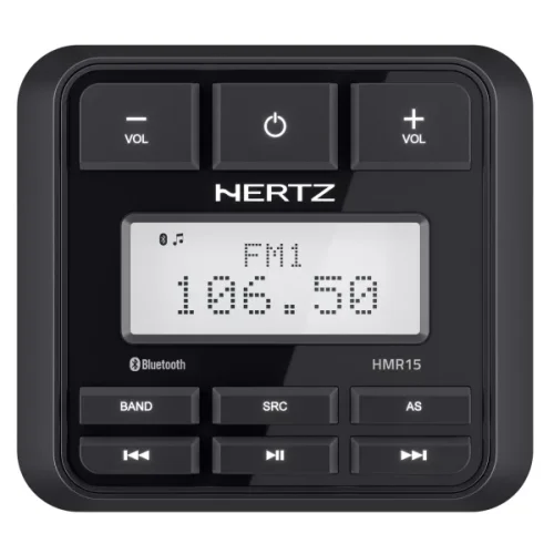 Hertz Marine HMR 15 Marine Grade Source Unit – 2.8″ Display – IP66 – 4 x 50W