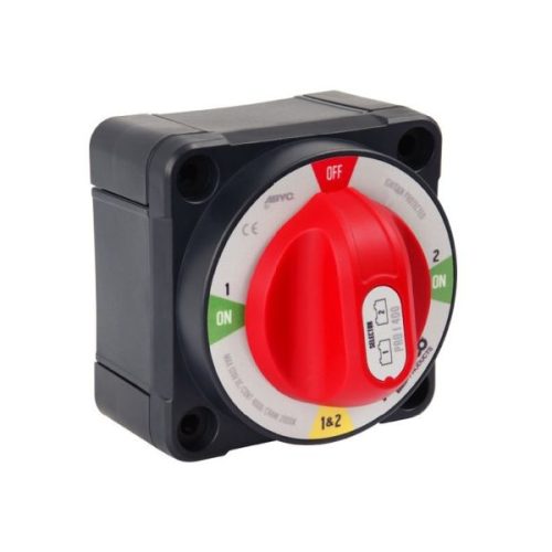 BEP Battery selector switch 772-DBC 400A 48V 4 position (1-1&2-Parallel -Off) Pro installer series