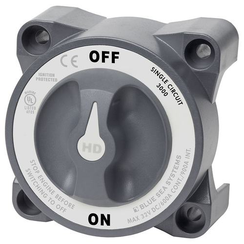 Blue Sea 3000 HD-Series Heavy Duty On-Off Battery Isolator Switch – ON-OFF
