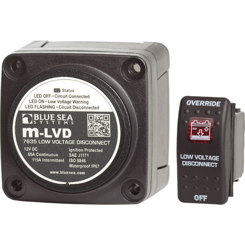 Blue Sea Solenoid M 65A 12V LVD 7635
