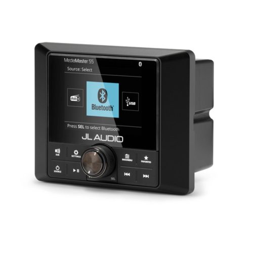JL Audio® MediaMaster® 55 stereo MM55 Weatherproof Stereo with Full-Colour LCD Display