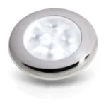 Hella Marine Slimline Round Courtesy Lamps Whitr,Worm White