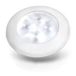 Hella Marine Slimline Round Courtesy Lamps Whitr,Worm White - Image 4