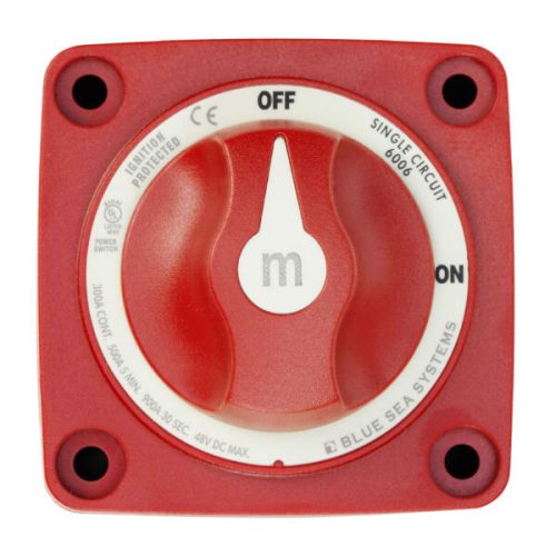 Blue Sea 6006-BSS Battery Disconnect Switch 48V DC Single Circuit On/Off