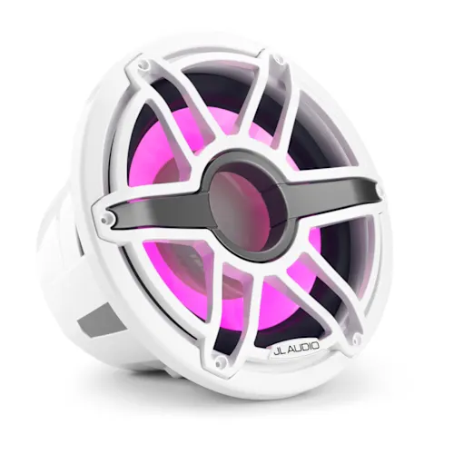 JL Audio® M6 Marine Subwoofer 10″ with LED and Titanium Sport Grille (M6-10IB-S-GmTi-i-4)