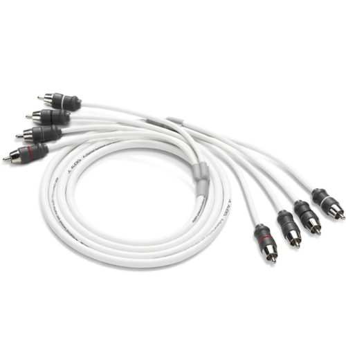 JL Audio® Marine Audio Interconnect 4-channel, 12′ to 25′ (XMD-WHTAIC4-12)