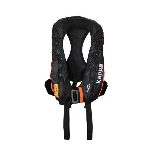 Kappa Infl.Lifejacket, Auto, 180N, Hammar MA1,w/Double Crotch & Harness, ISO, Adult
