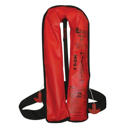 LALIZAS Inflatable Lifejacket Lamda, Auto, 150N, SOLAS/MED-MER